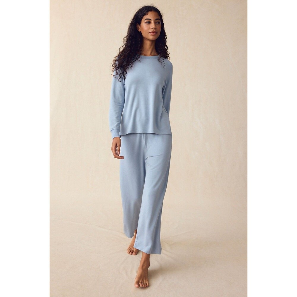 Lake Relax Pants Set Dusty Blue Modal Lounge Terry Pajama Sleepwear Lounge XL